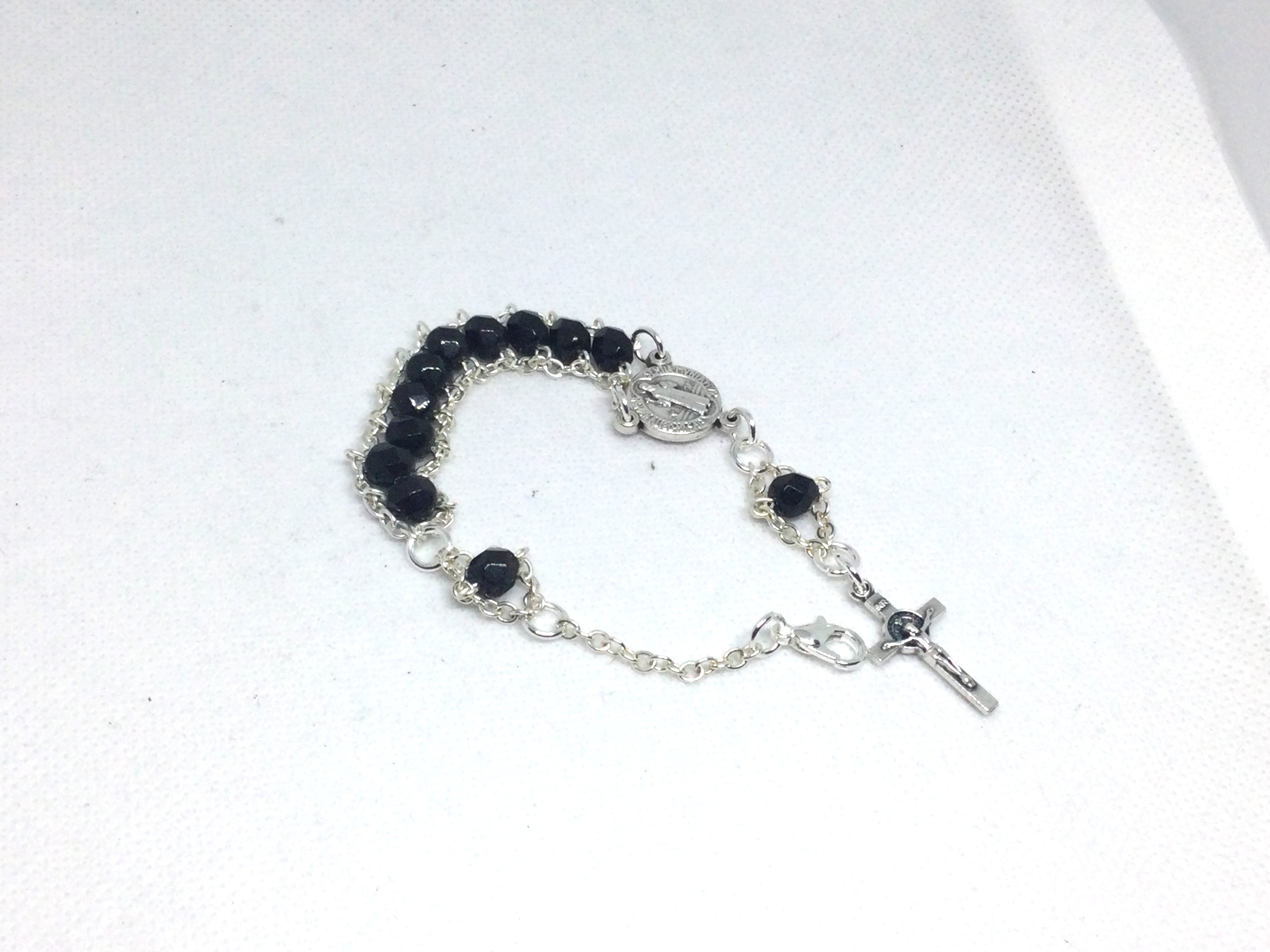 Black Benedictine Rosary Bracelet