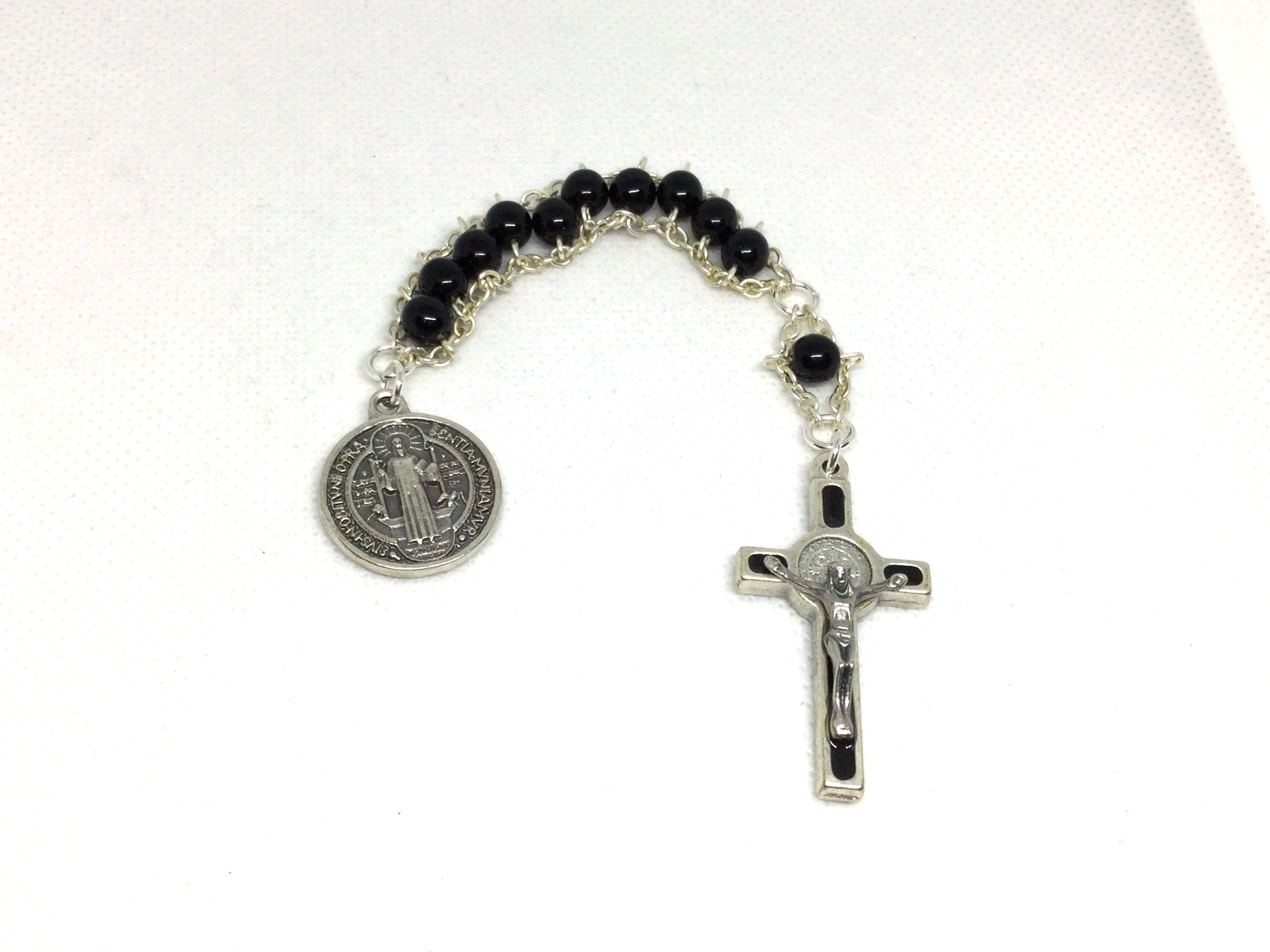 Black Benedictine Tenner Ladder Rosary