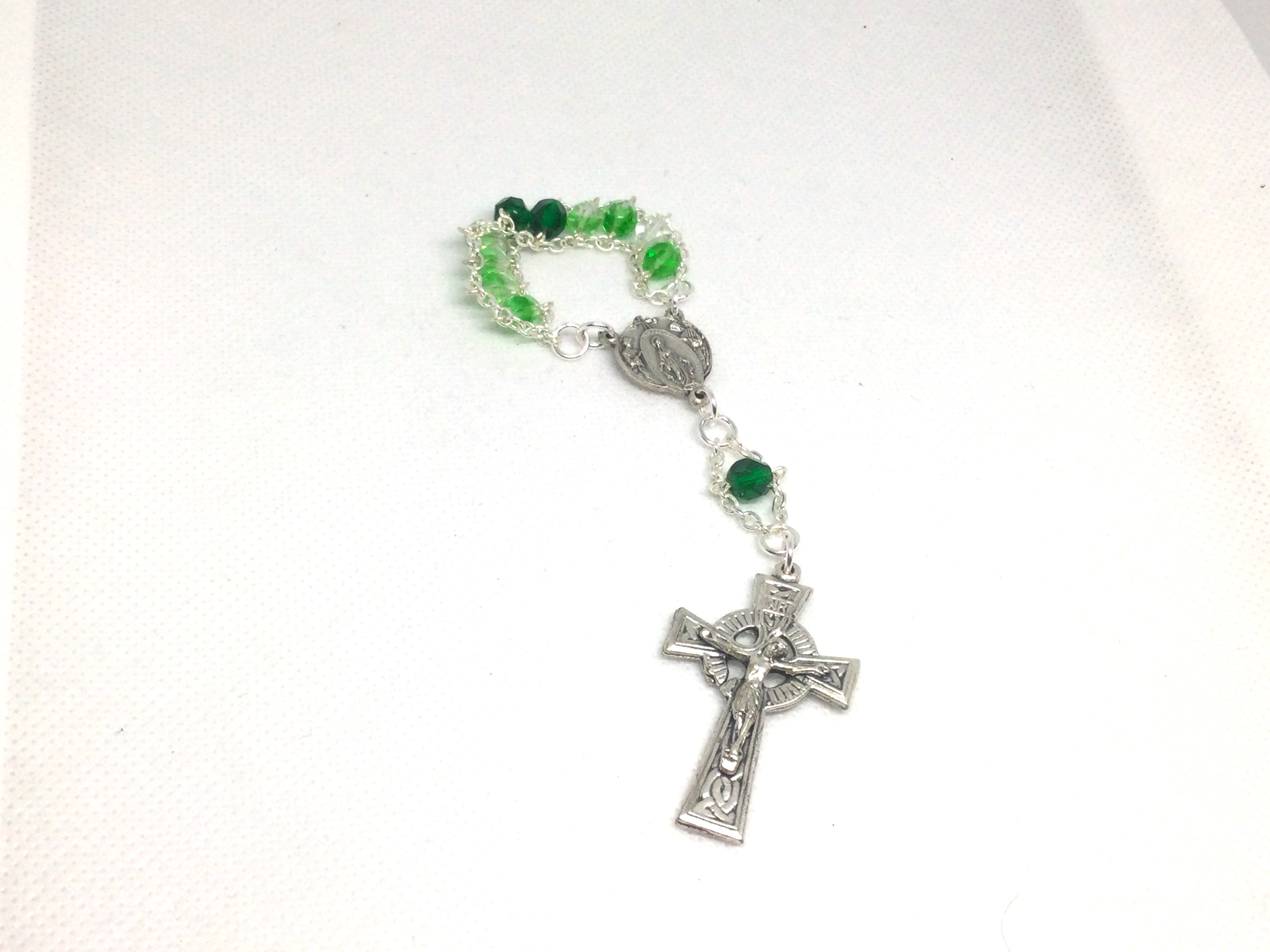 Irish Variegated Single Decade Ladder Rosary