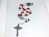 American Flag Ladder Rosary custom, handmade, ladder rosary, Catholic, United States, American Flag, USA, America, stars and stripes, rosary, Miraculous Medal, Immaculate Conception, fireworks, Benedict Beads