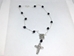Black St. John Paul II Rosary Necklace - 