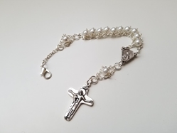 Design a Rosary Bracelet custom, ladder rosary, Design your own, rosary, glass, semi-precious stone, rosary bracelet