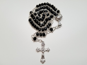 Boy's First Communion Ladder Rosary custom, design your own, rosary, glass, semi-precious stone, Catholic, first communion, Eucharist