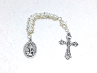 Girls First Communion Tenner Rosary custom, ladder rosary, build your own, rosary, glass, blessed virgin, Our Lady, Trinity, First Communion, Catholic, girl, Eucharist, Holy Spirit, Confirmation, Tenner