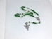 Green Mini Ladder Rosary - 