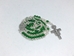 Green Mini Ladder Rosary - 