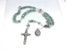 Green and Teal Our Lady of Guadalupe Ladder Rosary - 