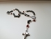 Hemalyke and Red Benedictine Ladder Rosary - 