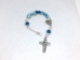 Immaculate Heart of Mary Variegated Ladder Rosary Bracelet - 