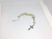 Ivory Pearl First Communion Rosary Bracelet - 