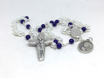 Mother Teresa Traditional Rosary custom, Catholic, rosary, Mother Teresa, Calcutta, Miraculous Medal, Sorrowful Mother Crucifix, medal