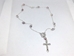 Pink and Purple Rosary Necklace - 
