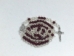 Red Benedictine Mini Ladder Rosary - 
