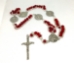 Red St. John Paul II Ladder Rosary - 