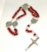 Red St. John Paul II Ladder Rosary - 