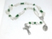 St. Patrick Crystal Irish Ladder Rosary - 
