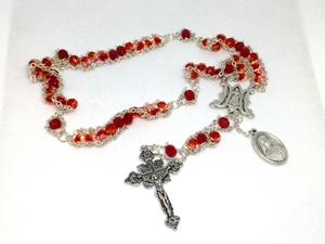 Divine Mercy Variegated Ladder Rosary 