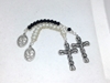 Wedding Couples His and Hers Tenner Rosary Set custom, ladder rosary, build your own, rosary, glass, blessed virgin, Our Lady, Trinity, Catholic, wedding, Tenner rosary, couples rosaries, his and hers, holy family