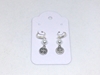 White Benedictine Earrings handmade, earrings, Catholic, jewelry, St. Benedict, white, pearl
