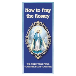 How to Pray the Rosary Pamphlet how to pray the rosary, pamphlet, mysteries, prayers