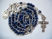 Lapis Lazuli Franciscan Crown Chaplet - 