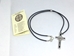 Black Benedictine Crucifix Poly Cord Necklace with Gift Box - 